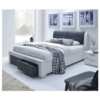 Posteľ COSONDRO S bieločierna, 140x200 cm 1