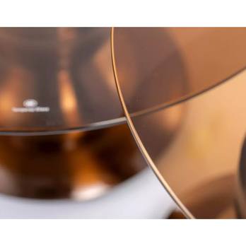 Prístavný stolík COSSAI medená, sada 2 ks 2