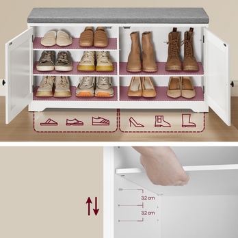 Predsieňová zostava COTTAGE biela 3