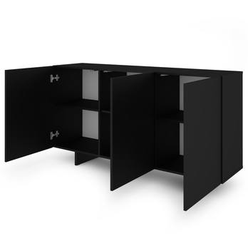 Komoda COTTON 150 čierna 2