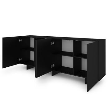 Komoda COTTON 200 čierna 2