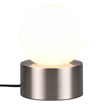 Stolná lampa  COUNTESS strieborná/biela 1