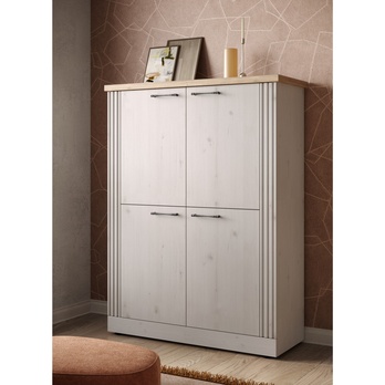 Komoda COUNTRYS 6 dub cadiz/biela 2