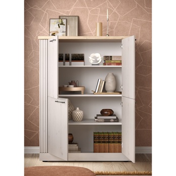 Komoda COUNTRYS 6 dub cadiz/biela 4