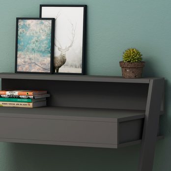 Písací stôl COWORK antracitová 3