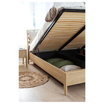 Posteľ s roštom COZY olejovaný dub, 180x200 cm 8