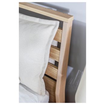 Čalúnené podhlavníky COZY béžová, 2 ks, na šírku 180 cm 3