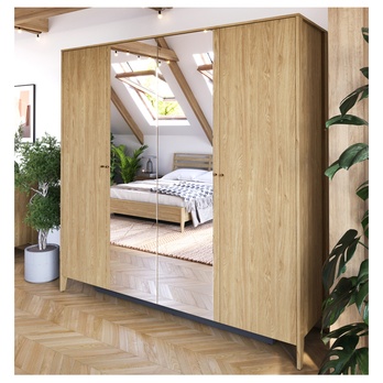 Šatníková skriňa COZY olejovaný dub 1