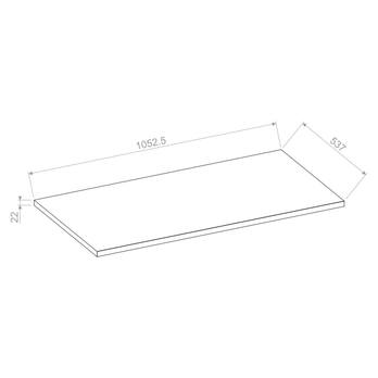 Vkladacie police COZY olejovaný dub, 2 ks 1