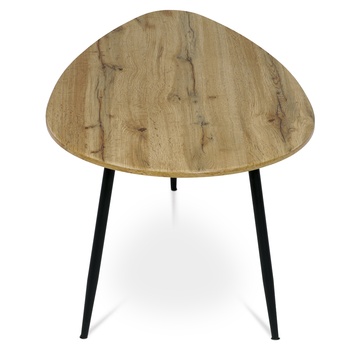 Konferenčný stolík CREMONA 1 dub divoký/čierna 3