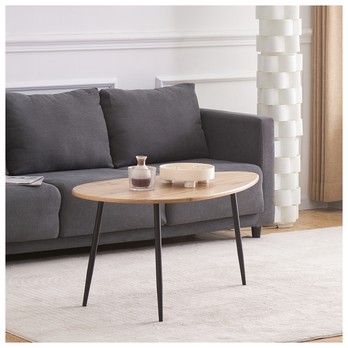 Konferenčný stolík CREMONA 1 dub divoký/čierna 6