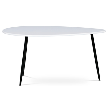 Konferenčný stolík CREMONA 1 biela/čierna 5