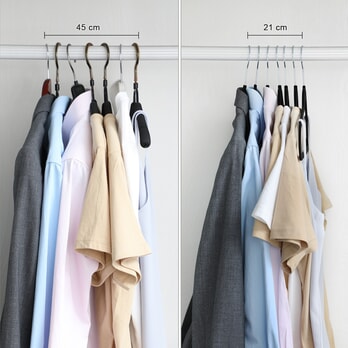 Vešiaky CRF20 čierna, 20 ks 2