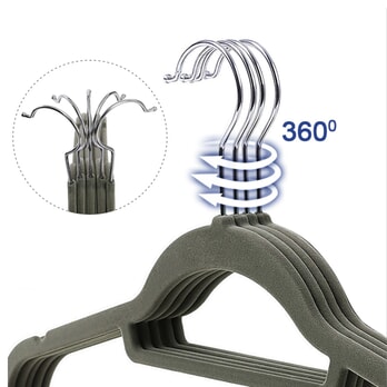 Vešiaky CRF20 sivá, 20 ks 5