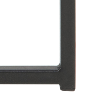 Odkladací stolík CROSS priehľadná/čierna 5