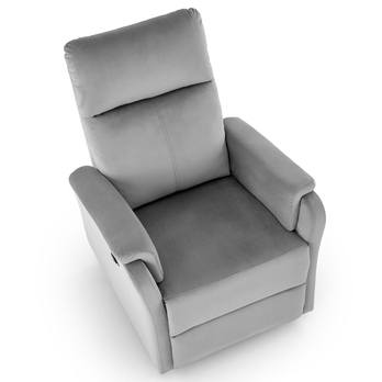 Relaxačné kreslo CRUCES sivá 2