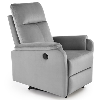 Relaxačné kreslo CRUCES sivá 4