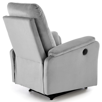 Relaxačné kreslo CRUCES sivá 7