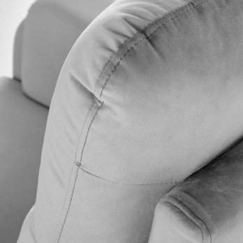 Relaxačné kreslo CRUCES sivá 9