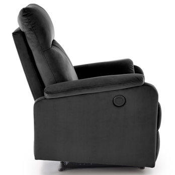 Relaxačné kreslo CRUCES čierna 4