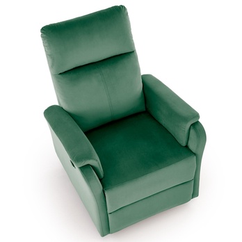 Relaxačné kreslo CRUCES tmavozelená 2