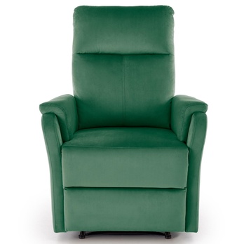 Relaxačné kreslo CRUCES tmavozelená 3