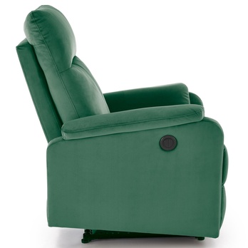 Relaxačné kreslo CRUCES tmavozelená 4