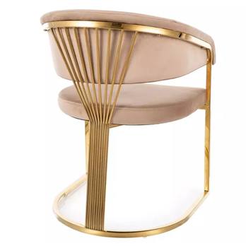 Jedálenská stolička CRUWN tmavobéžová 2