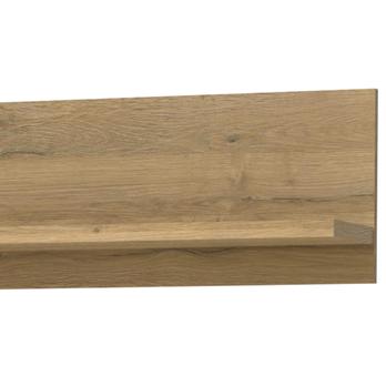 Nástenná polica CUBA starý dub, šírka 160 cm 3