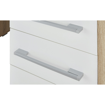 Písací stôl  CUBE dub sonoma/biela lesklá 7