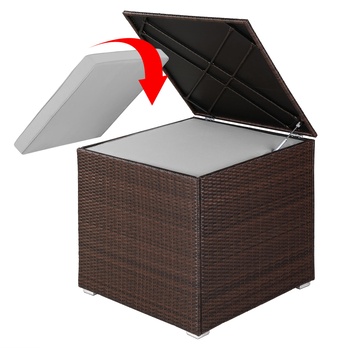 Záhradný box CUBE hnedá 1