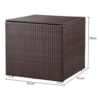 Záhradný box CUBE hnedá 8