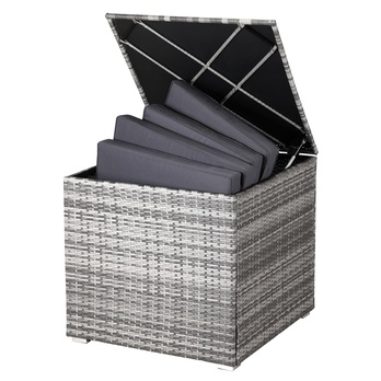 Záhradný box CUBE sivá 2