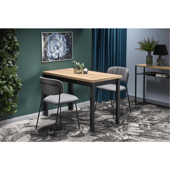 Jedálenský stôl CUBOLT dub wotan/čierna 1