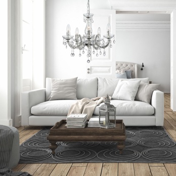 Závesné svietidlo CUIMBRA II chróm/priehľadná 1