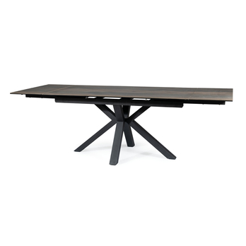 Jedálenský stôl CULEMBES hnedá/čierna 2