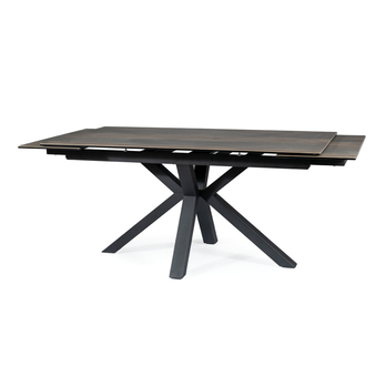 Jedálenský stôl CULEMBES hnedá/čierna 3