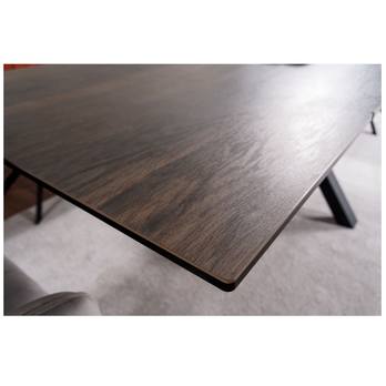 Jedálenský stôl CULEMBES hnedá/čierna 4