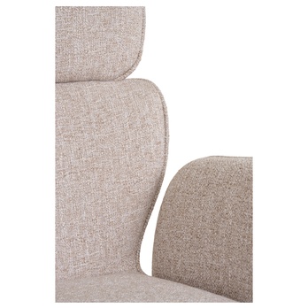 Jedálenská stolička CURDUBO piesková/čierna 5