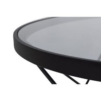 Konferenčný stolík CUXTON sivá/čierna 2