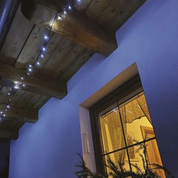 Vianočná LED reťaz D4AC03 studená biela, dĺžka 12 m 3