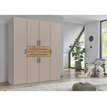Šatníková skriňa DAGAT 620 kašmírová/dub artisan 1