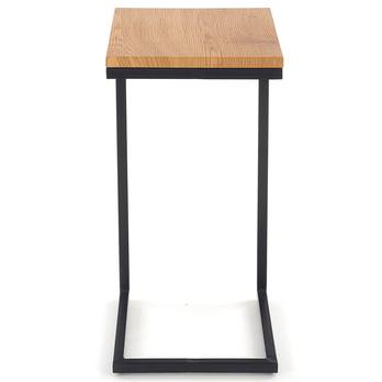 Prístavný stolík DAIMON dub zlatý/čierna 3