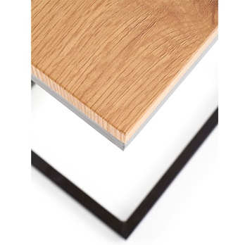 Prístavný stolík DAIMON dub zlatý/čierna 4