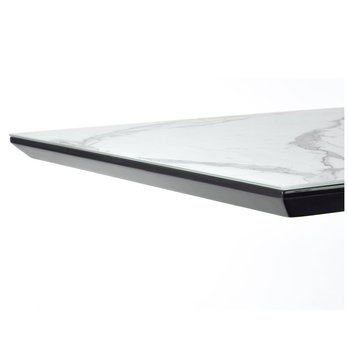 Jedálenský stôl DAISIL biely mramor/čierna 5