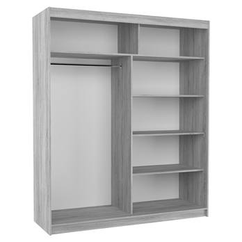 Šatníková skriňa DALENA biela 2