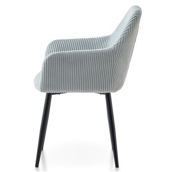 Jedálenská stolička DALMA modrá/čierna 2