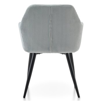 Jedálenská stolička DALMA modrá/čierna 4