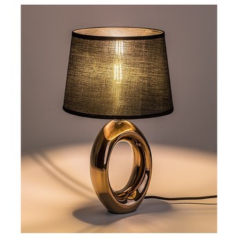 Stolná lampa DALORA čierna/bronzová 2