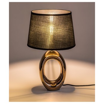 Stolná lampa DALORA čierna/bronzová 1